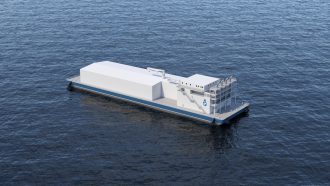 MWP Floating Desalination Plant for Freshwater from Seawater